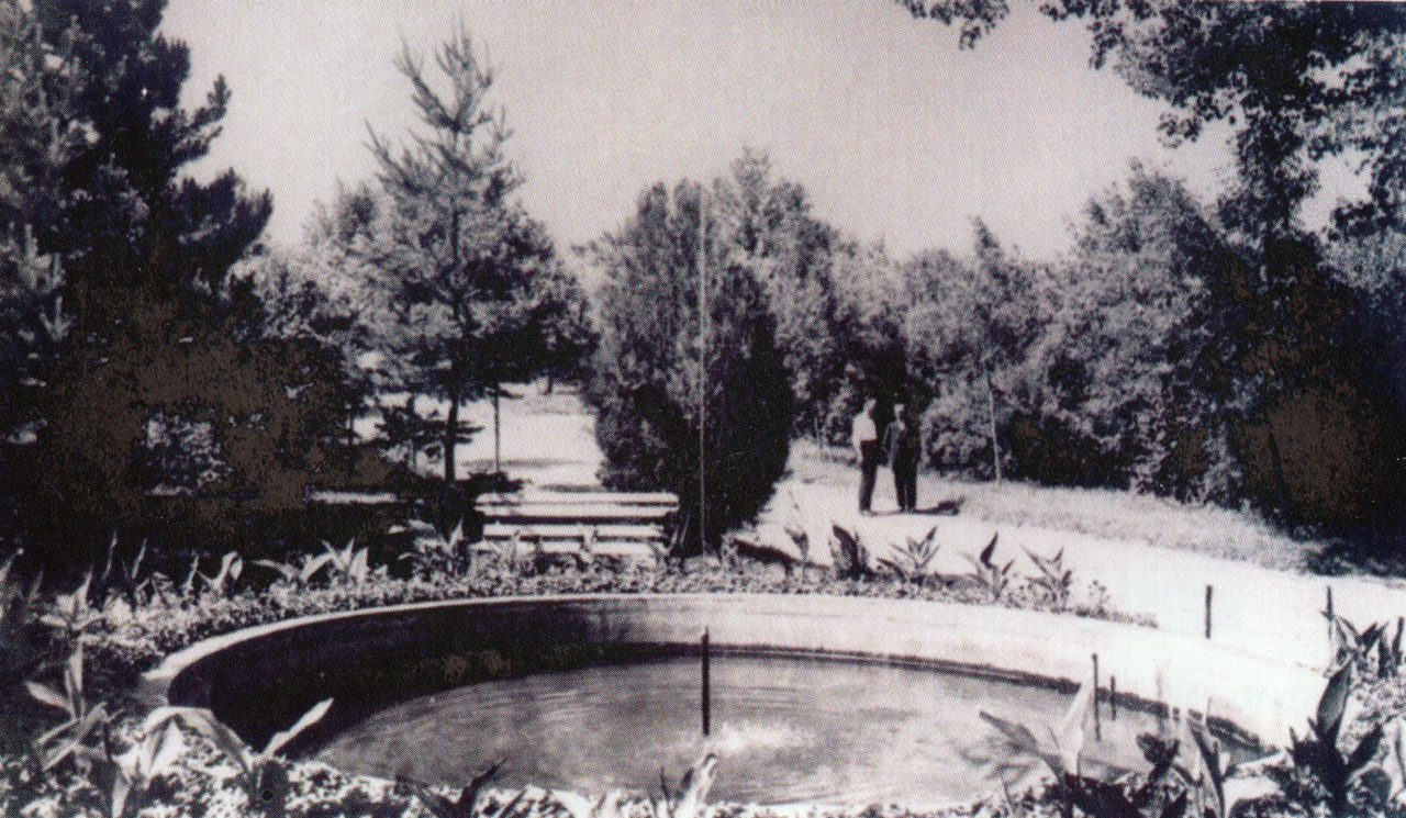 1920г., Плевен. Езерото в Градската градина.