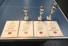 ПОБЕДИТЕЛИТЕ В ОБЩИНСКИЯ ЕТАП НА УЧЕНИЧЕСКИТЕ ИГРИ ПО ТЕНИС НА МАСА